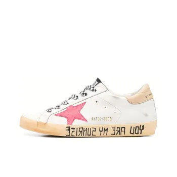 Golden Goose Super Star You Are My Sunrise White Red Women's