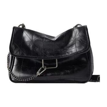 ZARA Polyurethane Hobo Bag Crossbody Bag Shoulder Bag Women's Black