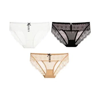 Flowers In Water Underpants Women's 3 Pack