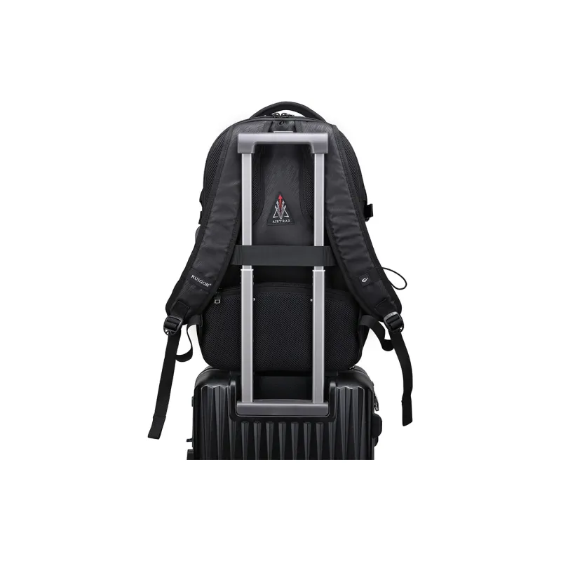 RUIGOR Oxford Laptop Backpack Regular Unisex Black-25