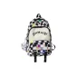 Black White Plaid+Pendant