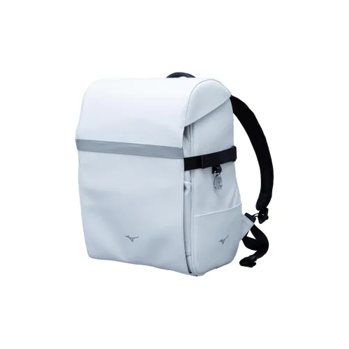 Mizuno Synthetic Leather Backpack Unisex White