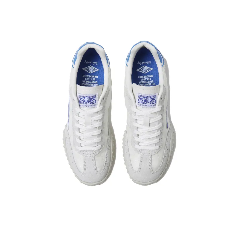 Umbro Hbl First Jogger Cushioning Anti Slip And Wear Resistant Low Top Running Shoes Unisex White Blue-2