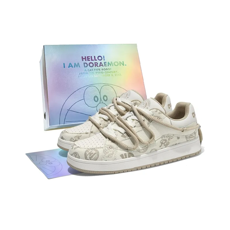 DoraemonA Box Limited Edition Puffy Shoes Low-Top Skateboard Shoes Unisex-92