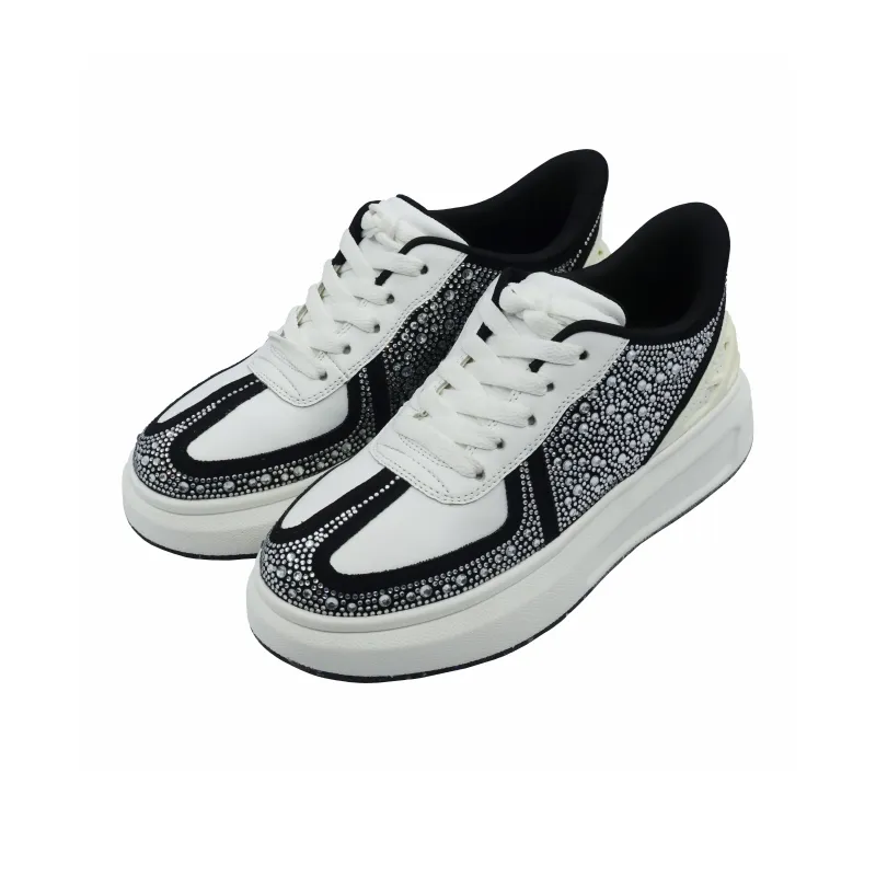 It Must Be Done Abrasion Resistant Lightweight Height Increasing Low Top Skateboard Shoes Unisex-3