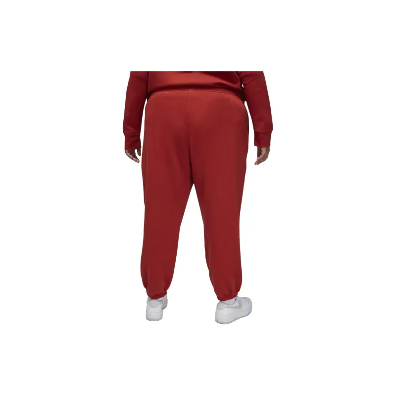 Jordan Brooklyn Fleece Knitted Sports Pants Women's Red-1
