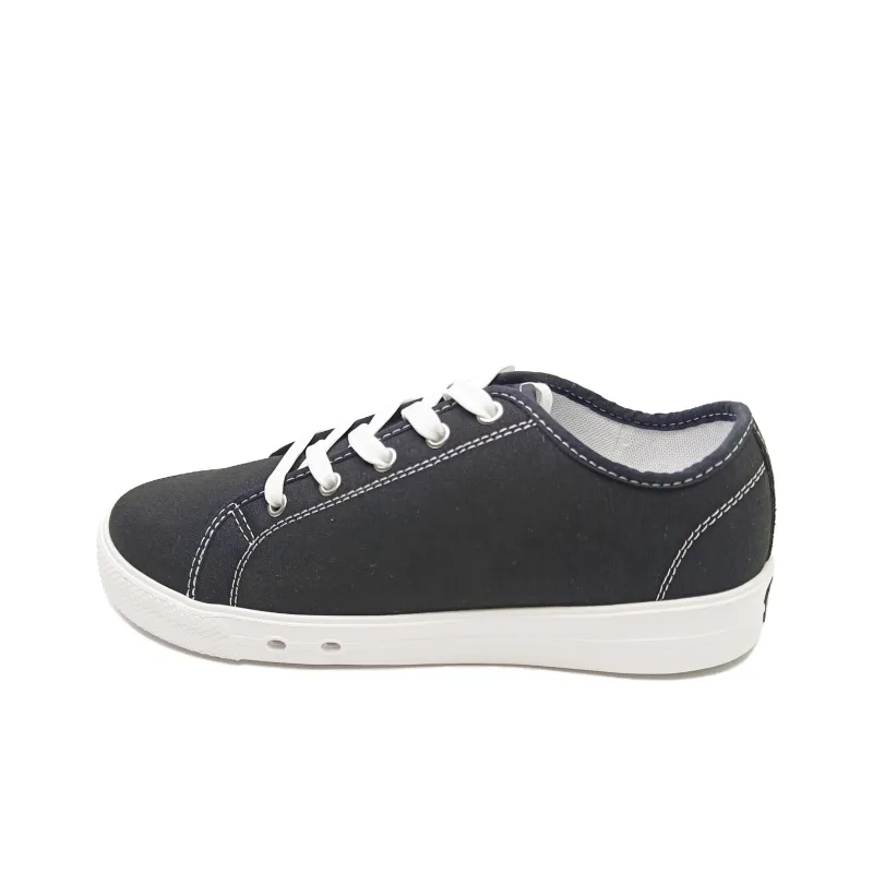 Izt Casual Shoes Anti-Slip And Wear-Resistant Breathable Low-Top Canvas Shoes Unisex Black-0