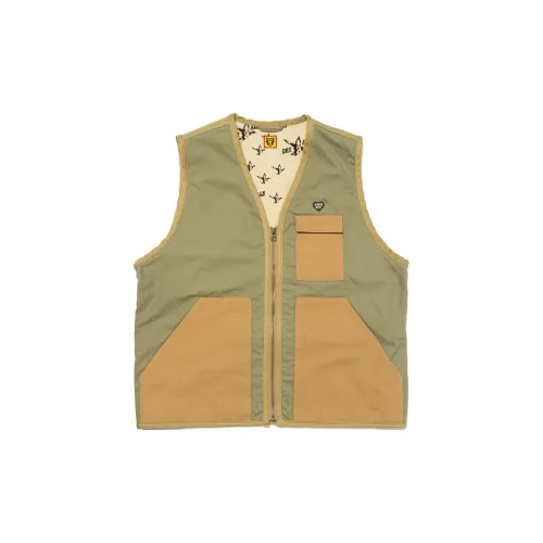 HUMAN MADE SS24 Vests Unisex Olive Green