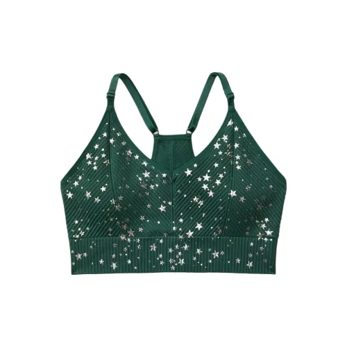 VICTORIA'S SECRET Bra Women's Green Stars