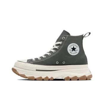 Converse All Star Trekwave Anti Slip Wear Resistant High Top Canvas Shoes Unisex Gray White Japan Version