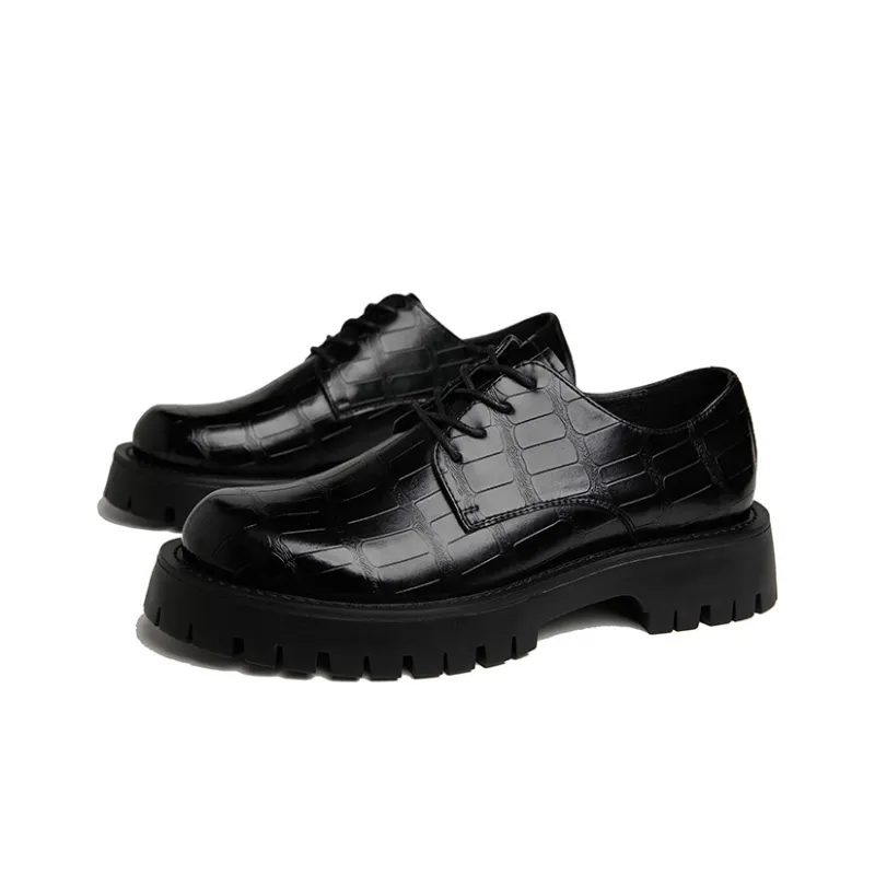 ORP Dress Shoes Men Low Top Black-2