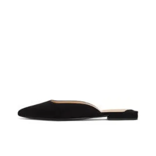 Polo Ralph Lauren Wrap-toe Slippers Women's Black