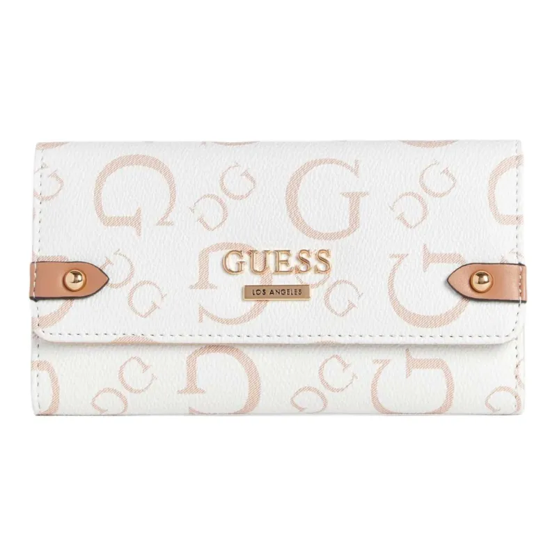 GUESS Artificial Leather Clutch Unisex White-0