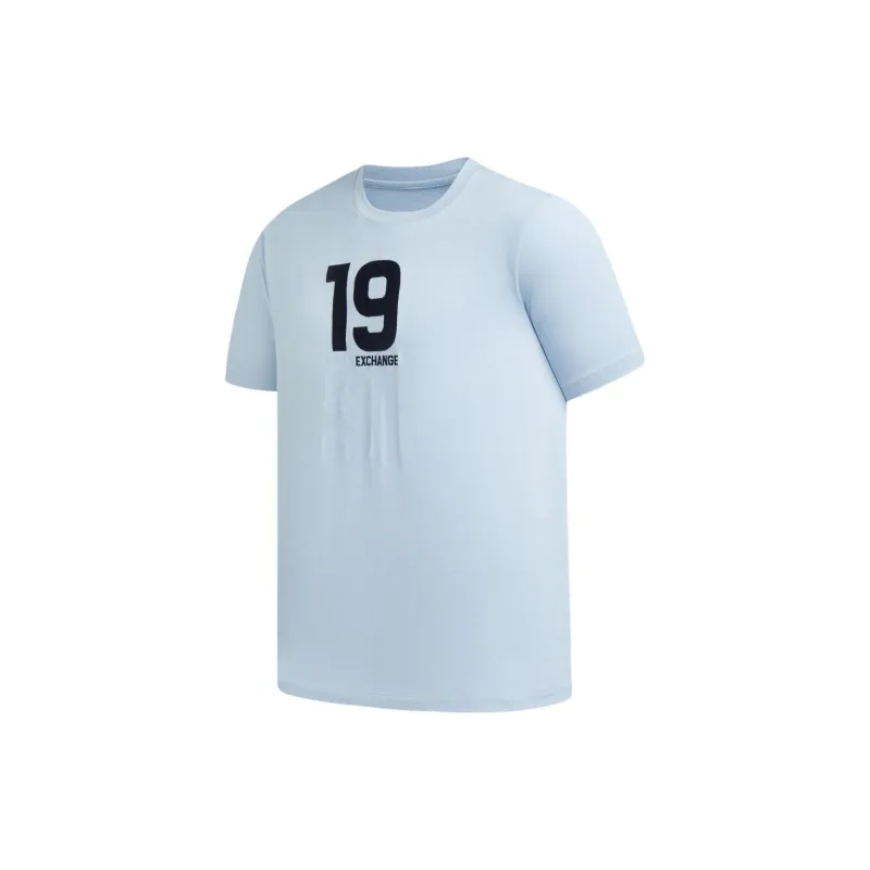 EMPORIO ARMANI SS24 T Shirt Men's Blue-2