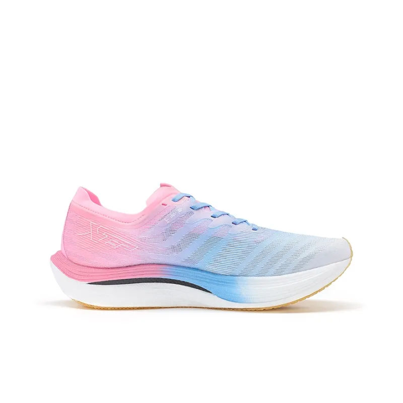 XTEP Racing 160X 5.0 Running Shoes Men Low Top Fluorescent Cherry Pink/Moon Blue-1