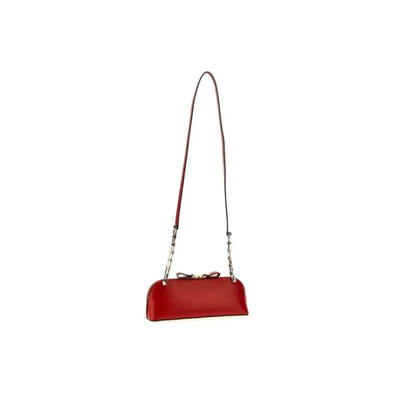 Valentino Leather One Shoulder Handbags Women's Fuchsia-2