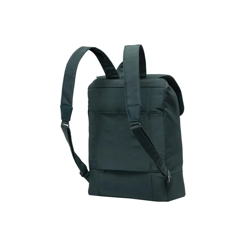 Herschel Genuine Leather Backpack Small Size Unisex Dark Green-2