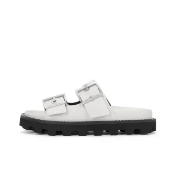 CHARLES&KEITH Slide Slippers Women's Black/White/Pink/Pink
