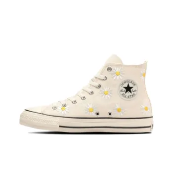 Converse All Star Canvas Shoes Unisex High Top Ecru