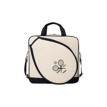 FILA Cotton Shoulder Bag, Crossbody Bag, Handbag Regular Unisex Black