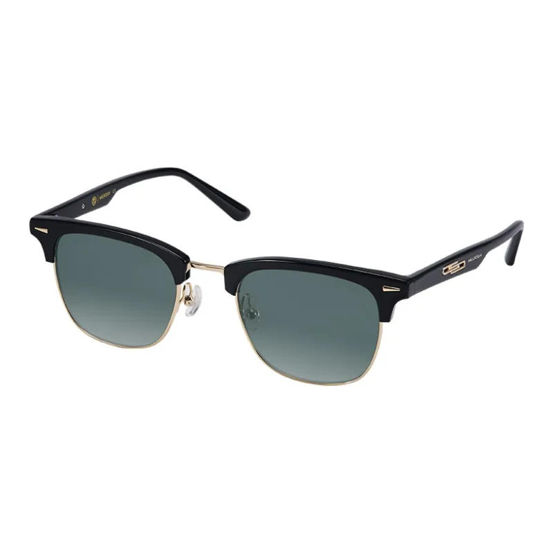 MUJOSH Astral Series Browline Half Rim Plate Sunglasses With UV400 UV Protection Unisex-9