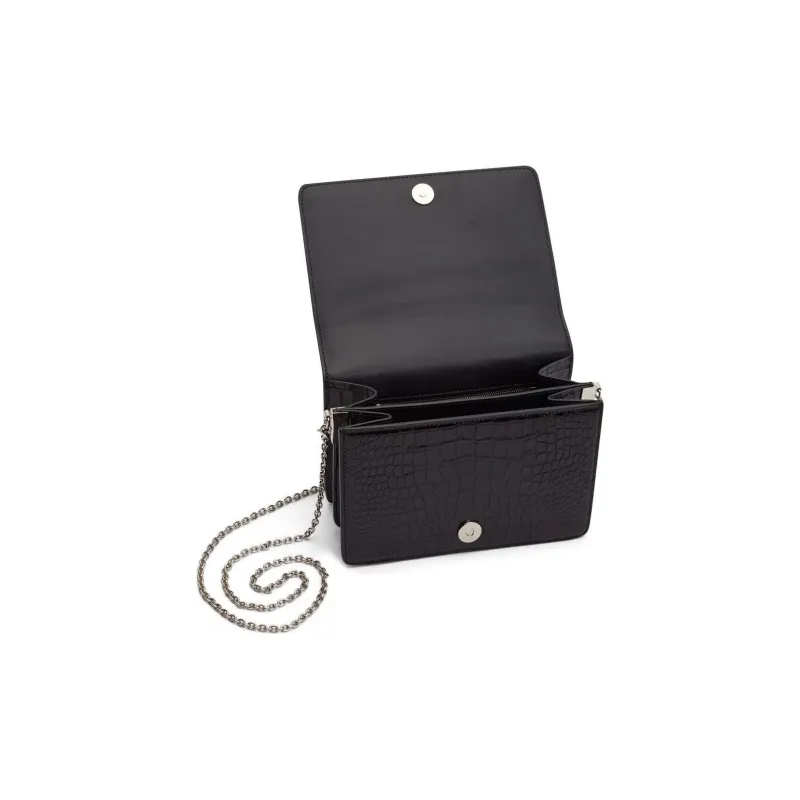 Giuseppe Zanotti/GZ Leather Shoulder Bag Crossbody Bag Women's Black-2