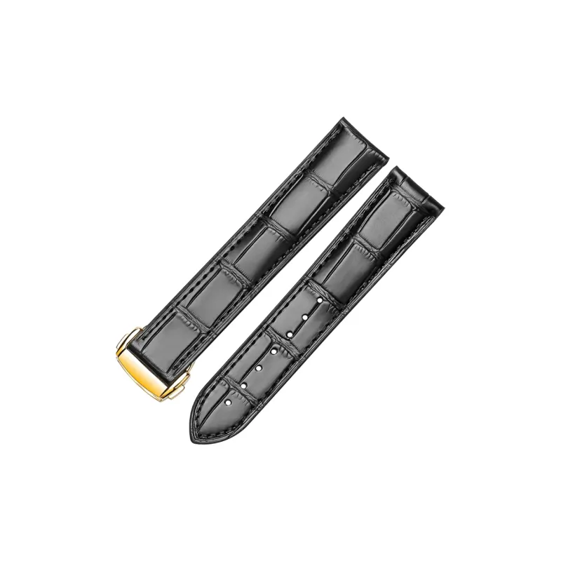 WOALMORN Omega Compatibility Watch Band Genuine Leather Material-2
