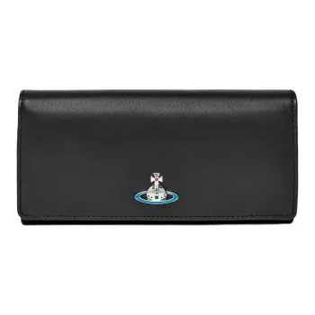 Vivienne Westwood Lambskin Wallet Women's Black