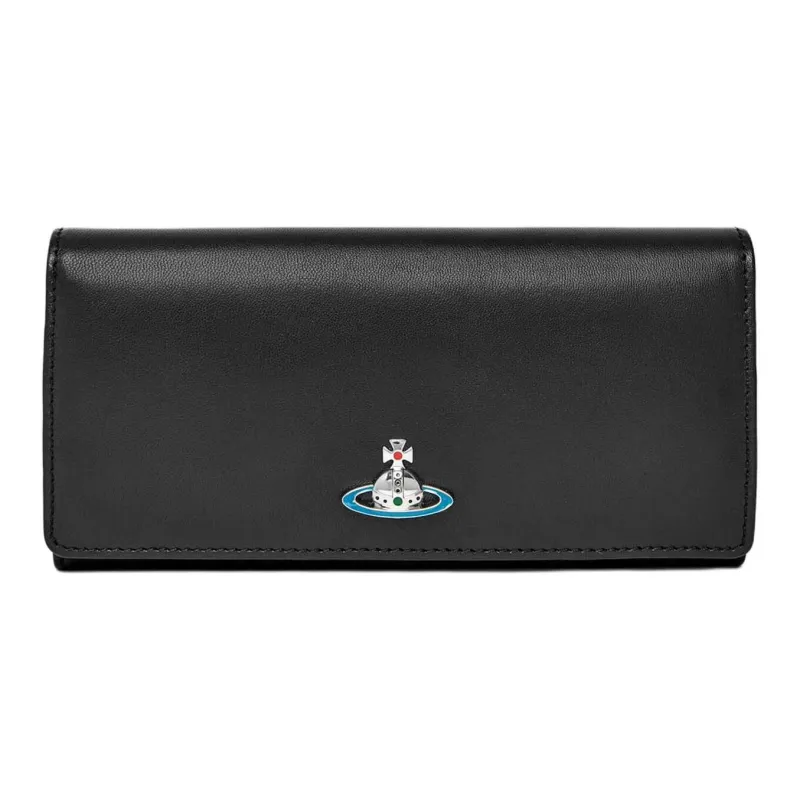Vivienne Westwood Lambskin Wallet Women's Black-0