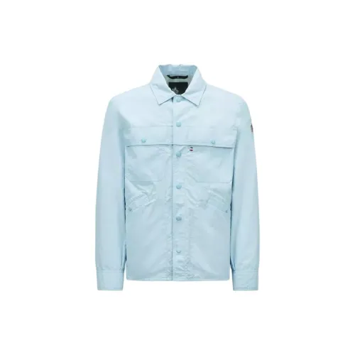 Moncler Jackets Men Light Blue