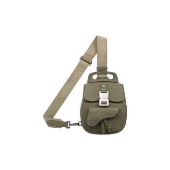 DIOR Gallop Grained Calfskin Sling Bag Crossbody Bag Shoulder Bag Regular Men's Khaki