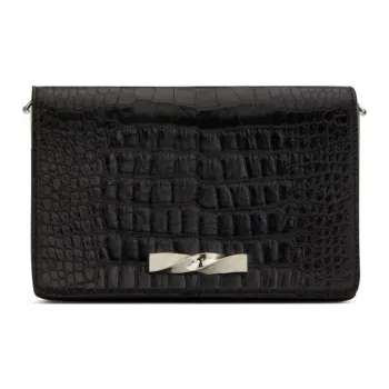 Giuseppe Zanotti/GZ Leather Shoulder Bag Crossbody Bag Women's Black