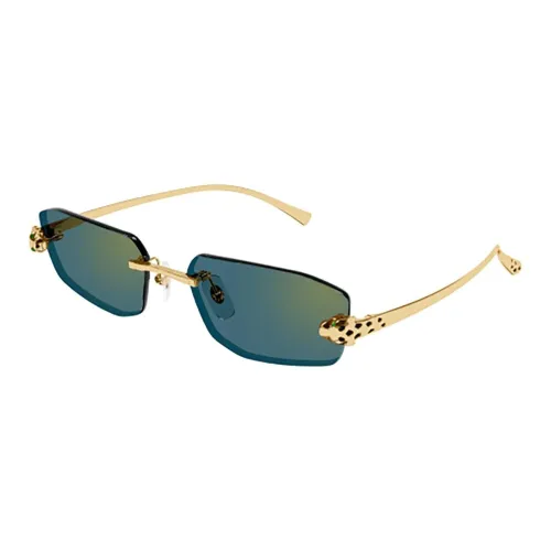 Cartier Geometric Frame Sunglasses