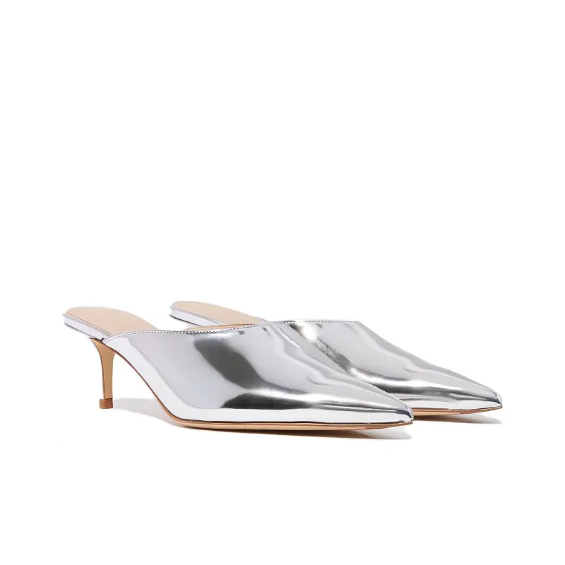 SCAROSSO Laura 60mm Patent Mules Women's-1