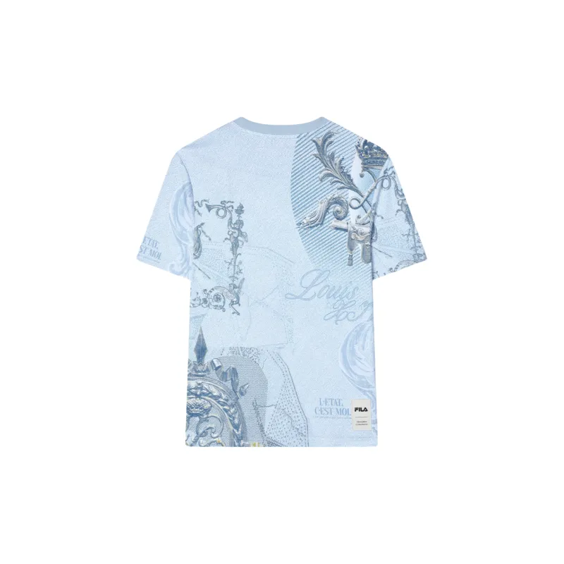 FILA Heritage Set-in Sleeve T-Shirt Men's Blue-1