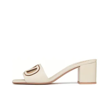 Valentino VLogo Signature Open Toe Slip On Mules Women's