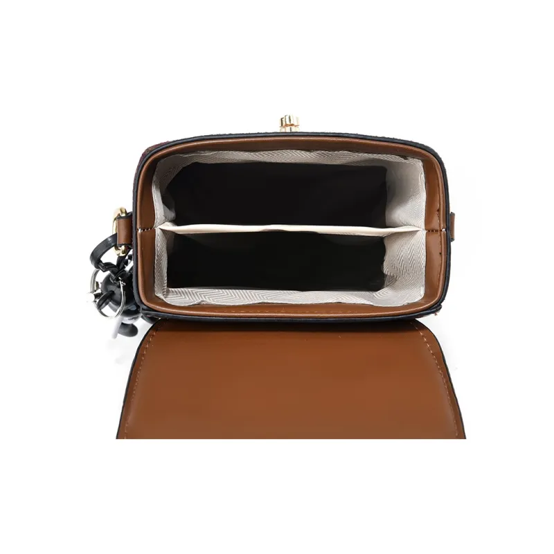 Weymond PU Cell Phone Pouch Shoulder Bag Crossbody Bag Regular Women's Brown/Coffee/Black-16