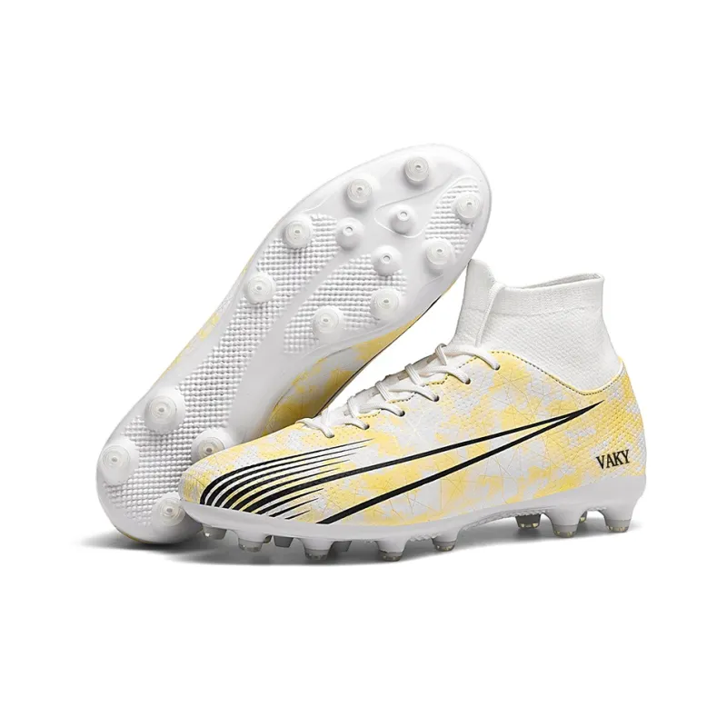 VAKY Cushioned Slip-Resistant Abrasion-Resistant Soccer Shoes Unisex-8