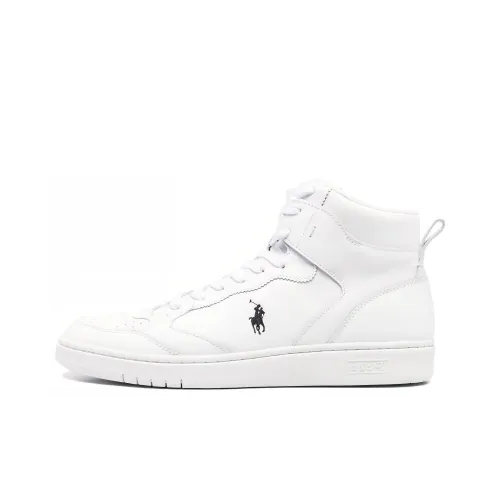 Polo Ralph Lauren Logo-embroidered High-top Sneakers