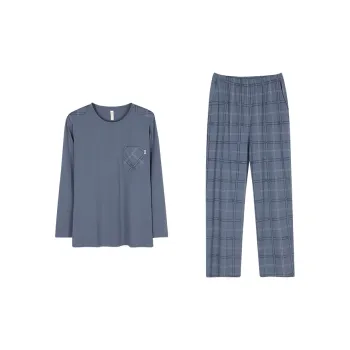 Follow The United States Pajama Set Men's Empire Blue