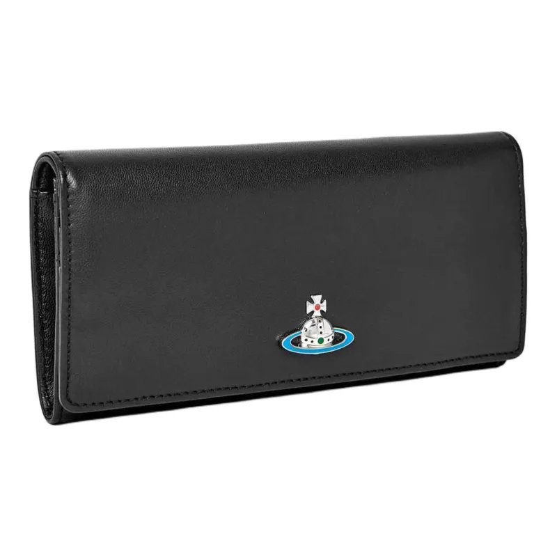 Vivienne Westwood Lambskin Wallet Women's Black-1