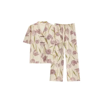 The Story Of The Flower Season Pajama Set Women's Multicolor