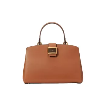 Kate Spade Katy Textured Leather Handbag, Shoulder Bag, Crossbody Bag Women's Brown