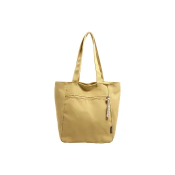 Parker Bear Canvas Canvas Bag Shoulder Bags Regular Unisex Black/Yellow/White