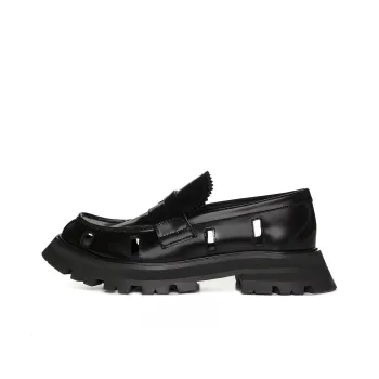 Alexander McQueen Cut Out Flat Shoes Women's