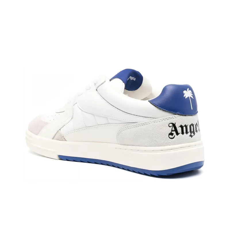 PALM ANGELS Palm University Sneaker White Blue-2