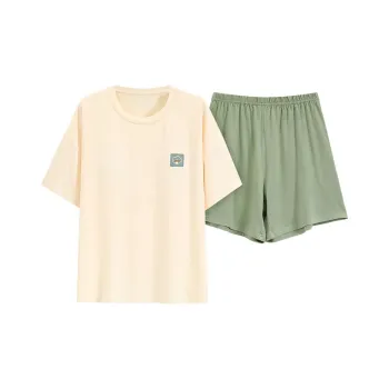 The Story Of The Flower Season Pajama Set Women's Apricot