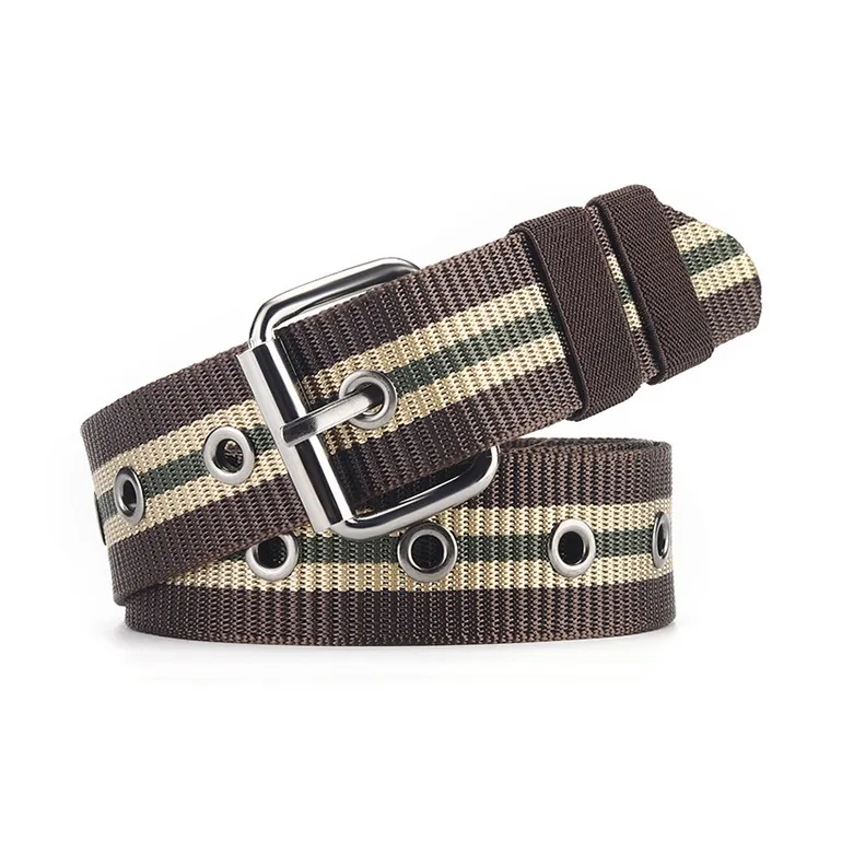 ACUC Canvas Leather Belts Unisex 3.8cm-3