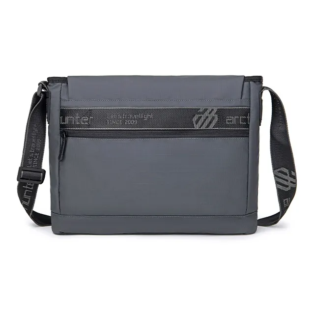 ARCTIC HUNTER Polyester Shoulder Bag Crossbody Bag Regular Unisex Black/Red/Gray-10