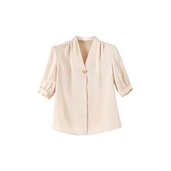 Late White Shirts Women's Champagne